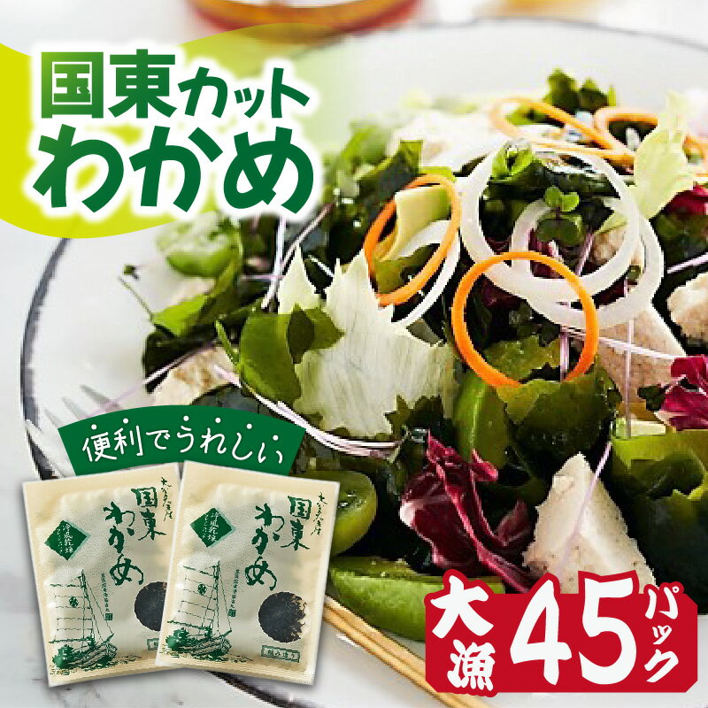 1位! 口コミ数「13件」評価「4.54」カット わかめ 45パック 135g 3g×45p 小分け 乾燥 便利 人気 味噌汁 酢の物 サラダ スープ おにぎり 天然 国産 冷風乾燥･･･ 