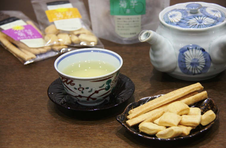 菊芋茶と菊芋クッキーのおやつセット