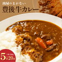 【ふるさと納税】【容量が選べる!】肉屋のまかない豊後牛カレー230g 5袋 / 10袋 / 20袋