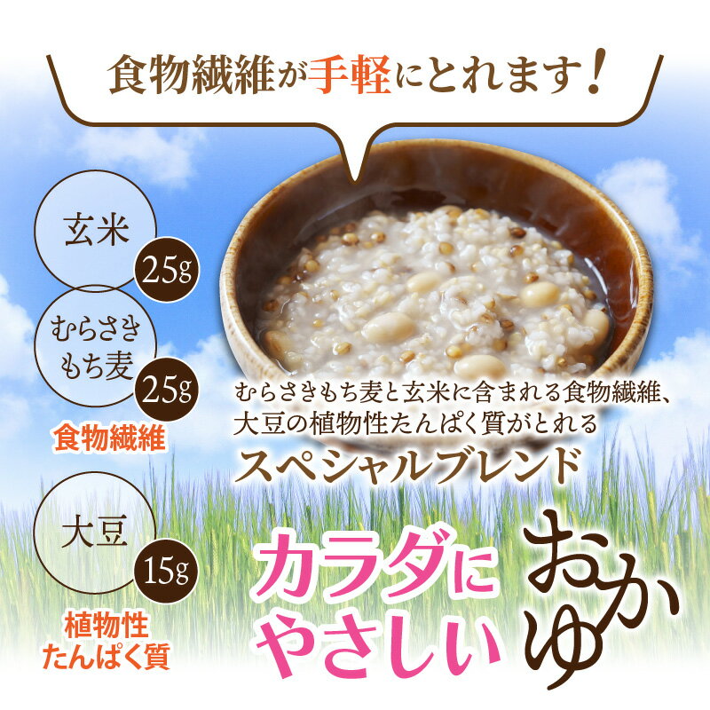 【ふるさと納税】からだ想いの発芽玄米おかゆ1パック（240g）