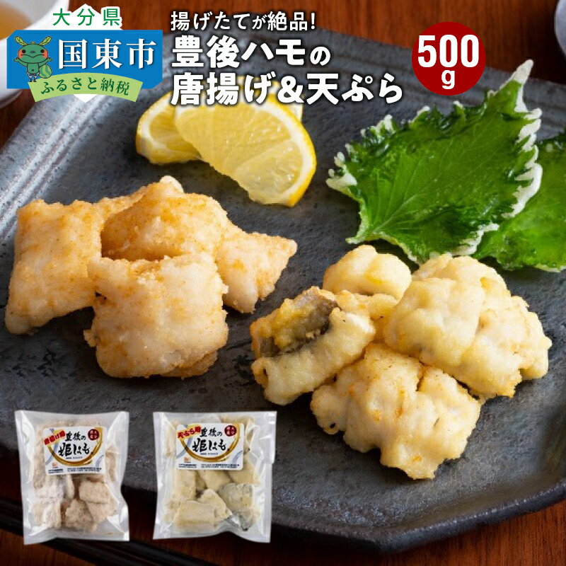 【ふるさと納税】揚げたてが絶品!豊後ハモの唐揚げ&天ぷら/0.5kg