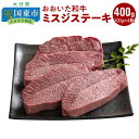 【ふるさと納税】【A4~A5等級】おおいた和牛ミスジステーキ100g×4枚(合計400g)