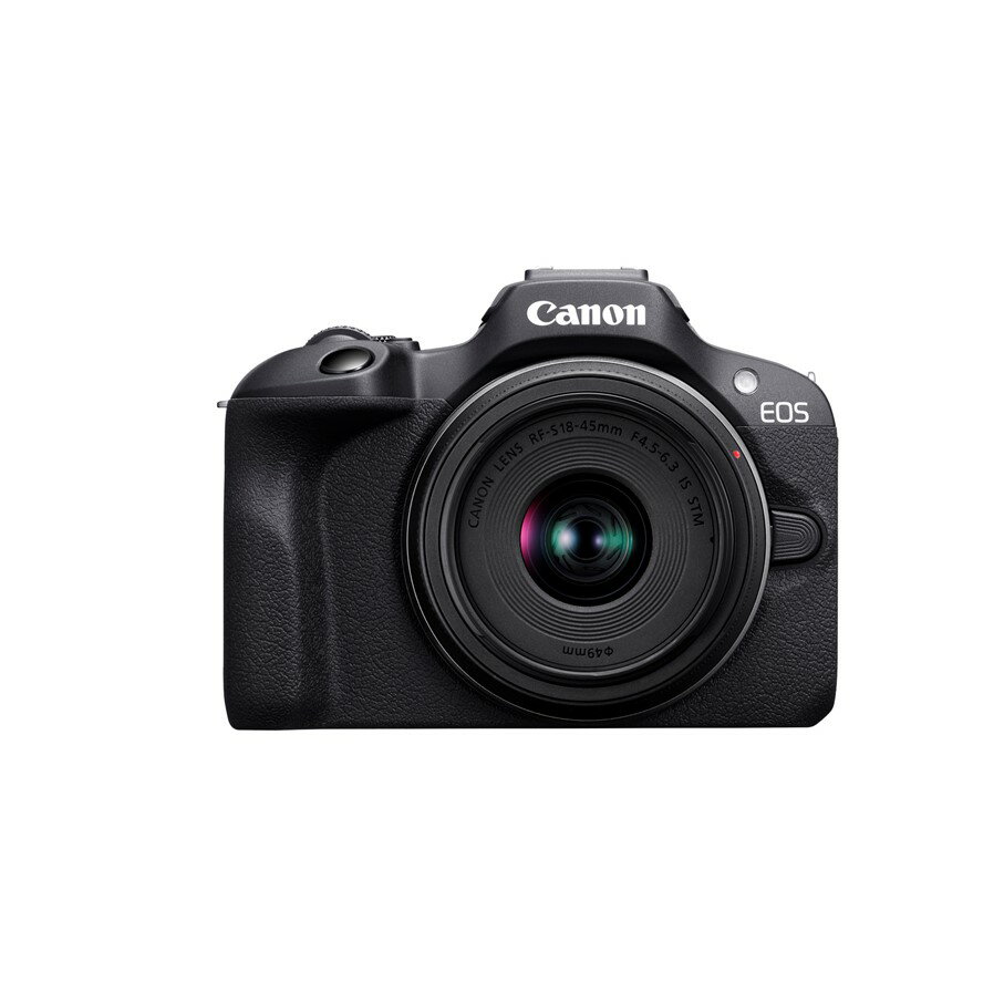 キヤノン ミラーレスカメラ EOS R100 レンズキット 18-45mm スターターセット 正規品 高画質 コンパクト 軽量 Canon キャノン 送料無料