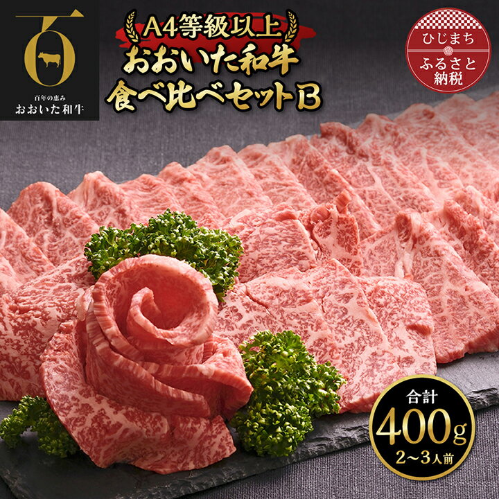 おおいた和牛 食べ比べセットB( 上カルビ & 上ロース )(合計400g)2〜3人前[配送不可地域:離島]