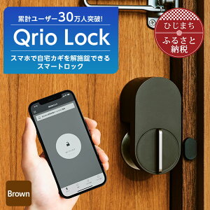 【ふるさと納税】Qrio Lock (Brown)【1297570】