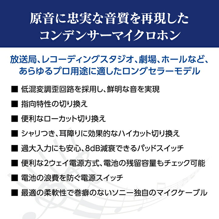 【ふるさと納税】 コンデンサー マイクロホン SONY C-38B _ ソニー マイク 高音質 配信 会議 テレワーク 録音 ゲーム 実況 youtube 【1340461】