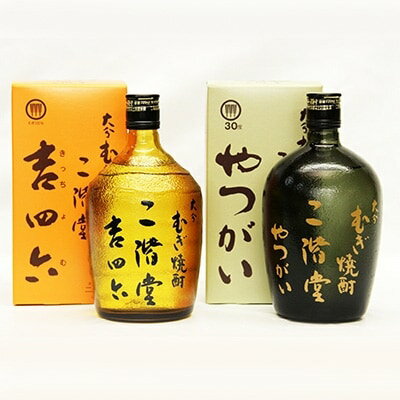 大分むぎ焼酎二階堂 吉四六・やつがい(各720ml×1)セット RG09