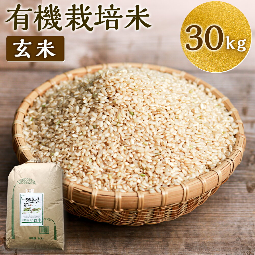 15位! 口コミ数「0件」評価「0」【令和5年産】さとうファームの有機栽培米 玄米 30kg×1袋 ミルキークィーン 令和5年 お米 ごはん 栽培期間中農薬不使用 九州 大分県･･･ 