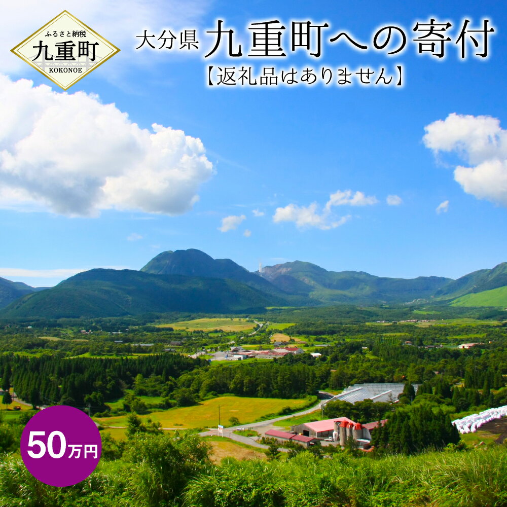 九重町への寄付(返礼品はありません) 寄付 50万円