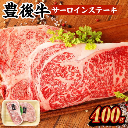 豊後牛 サーロインステーキ 計400g 200g×2パック 豊後牛 牛肉 霜降り サーロイン ステーキ 和牛 お肉 国産 九州産 大分県産 九重町産 冷凍 送料無料