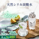 【ふるさと納税】 biora天然シリカ炭酸水 500ml×24本~288本 1回発送 or 定期発送 大分 玖珠町 天然水 炭酸水 シリカ 軟水 美容 健康 ミネラル 飲料水 備蓄 防災 健康 九州 採水 吸収率 高い