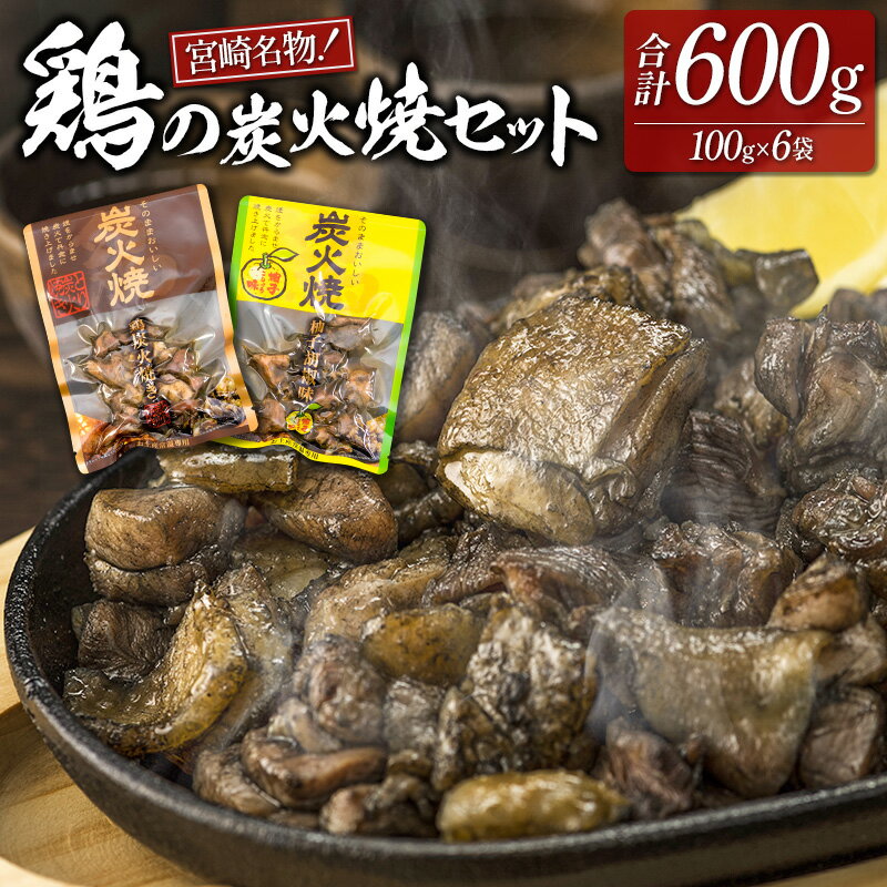 【ふるさと納税】宮崎名物！鶏の炭火焼セット