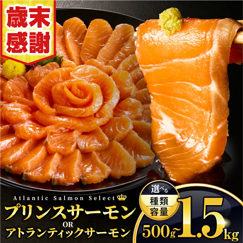 【ふるさと納税】【歳末感謝】【種類・内容量・発送時期が選べる】アトランティックプリンスサーモン or アトランティックサーモン or 食べ比べ セット 骨なし 鮭 シャケ サケ サーモン 個包装 小分け パック 真空パック ブロック 魚 魚介類 人気 おすすめ ふるさと 宮崎市