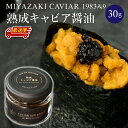 【ふるさと納税】【日時指定可能】熟成キャビア醤油(30g) MIYAZAKI CAVIAR 1983 国産原料 芳醇 旨味 魚介類 長期熟成 豪華 チョウザメ魚...