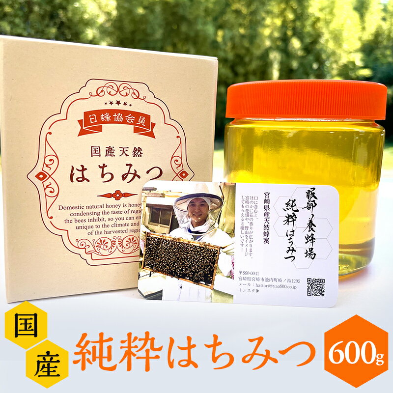 4位! 口コミ数「0件」評価「0」数量限定 国産ハチミツ (600g×1本) 宮崎県産純粋ハチミツ | はちみつ 蜂蜜 ハニー お取り寄せ 国産 純粋はちみつ 純粋ハチミツ ･･･ 