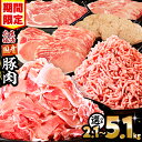 【ふるさと納税】【期間限定 特別規格 9/30まで!】総合1位 大満足豚肉ロースバラエティセット 4.9kg 2.1kg【定期便・内容量・発送時期が選べる】 切り落とし ロース ふるさと 肉 豚 お肉 国産 ハンバーグ 訳あり 小分け 人気 国産豚 詰め合わせ《レビューキャンペーン》