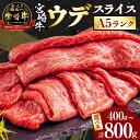 【ふるさと納税】【容量が選べる】宮崎牛 A5ランク ウデスライス400g〜800g | ミヤチク 人気 牛肉 宮崎牛 すき焼き しゃぶしゃぶ 焼しゃぶ 肉 国産...
