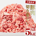 【ふるさと納税】宮崎県産 豚肉 切り落とし 250g×20 