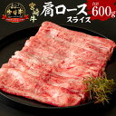 【ふるさと納税】宮崎牛 肩ローススライス 600g 300g×2 赤身 ジューシー プレミアム 焼肉 バーベキュー お肉 国産牛 食品 畜産物 宮崎県 宮崎市 送料無料