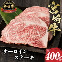 宮崎牛 サーロインステーキ 2枚 合計400g | 宮崎牛 牛肉 ステーキ 肉 にく おにく 国産牛 和牛 国産 霜降り ブランド牛 ステーキ用牛肉 鉄板焼き 霜降り牛肉 ギフト 内閣総理大臣賞4大会連続受賞 和牛オリンピック |