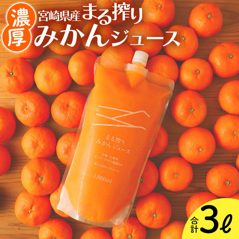 【ふるさと納税】宮崎県産 まるごとみかんジュース 1,000