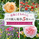 【ふるさと納税】青島 こどものくに バラ園 入場券 5枚 セット オリジナルグッズ・ガーデンのサシェ大付き バラ 花畑 バラの花 花園 入場券 券 入場チケット...