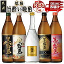 7位! 口コミ数「2件」評価「5」旨酔い晩酌5セット ≪みやこんじょ特急便≫ - 焼酎 黒霧島 白霧島 ゴールドラベル 20度 黒霧島EX 茜霧島 25度 霧島酒造 本格芋焼･･･ 