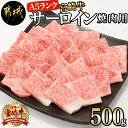 【ふるさと納税】【A5】宮崎牛サーロイン焼肉用500g - 宮崎牛 ブランド牛 最高級A5ランク 宮崎牛サーロイン焼肉用 最高等級5等級 国産牛肉 国産黒毛和牛 バーベキュー/焼き肉 送料無料 AE-0106 【宮崎県都城市は令和4年度ふるさと納税日本一！】