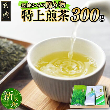 盆地からの贈り物 特上煎茶セット - 茶葉 特上煎茶/上白折/煎茶 各100グラム×1本 宮崎県産茶葉 お茶 一番茶 Green Tea 水出し ギフト 家庭用 日本茶 おうち時間 送料無料 AA-4801【宮崎県都城市は令和4年度ふるさと納税日本一！】