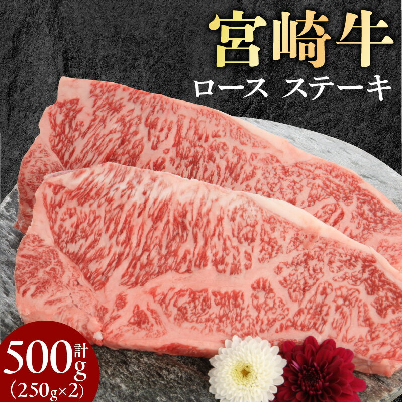 29位! 口コミ数「0件」評価「0」宮崎牛 ロース ステーキ 250g×2 計500g ミヤチク 国産