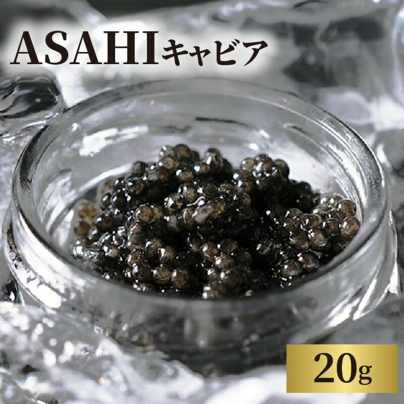 【ふるさと納税】キャビア ASAHIキャビア 20g 国産キャビア チョウザメ 魚卵 高級グルメ 魚介 食材 贈り物 贈答品 お祝い 記念日 冷凍 食品 加工品 世界三大珍味 珍味 お取り寄せ お取り寄せグルメ おつまみ 宮崎県 延岡市 送料無料