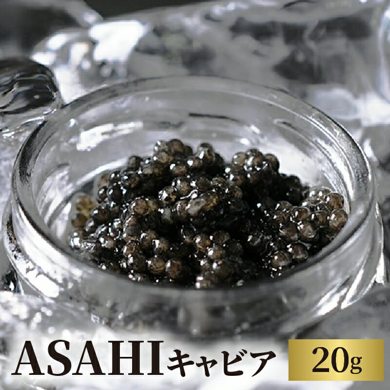 【ふるさと納税】ASAHIキャビア　20g 国産キャビア　高級グルメ食材　贈り物　贈答品　お祝い　記念日　冷凍　宮崎県延岡市　送料無料