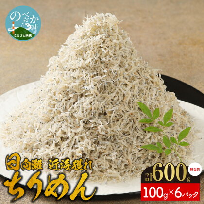 日向灘 近海獲れ 釜揚げちりめん 100g×6P 計600g