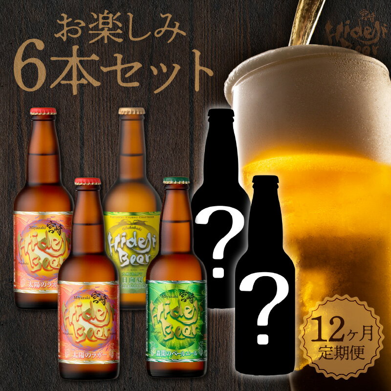 【ふるさと納税】ビール 定期便 12ヶ月 宮崎ひでじビール 