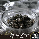 【ふるさと納税】キャビア ASAHIキャビア 20g 国産キャビア チョウザメ 魚卵 高級グルメ 魚介 食材 贈り物 贈答品 お…