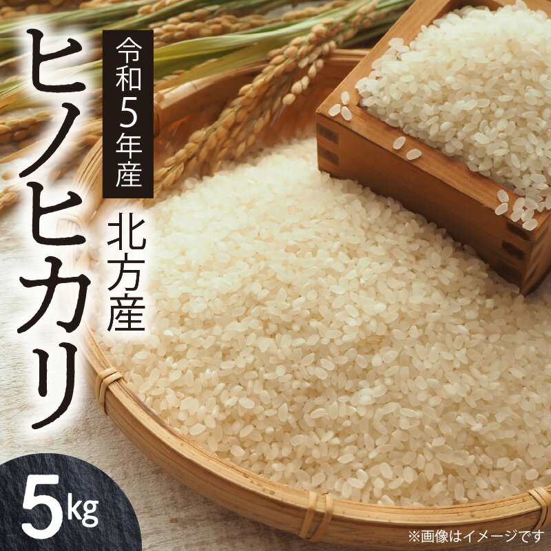 新米 令和5年産米 お米 白米 ヒノヒカリ 5kg 精米 甘み 冷めてもおいしい おにぎり ご飯 弁当 お取り寄せ お取り寄せグルメ 中アミロース米 産地直送 宮崎県 延岡市 北方町 送料無料