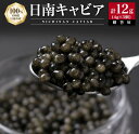 【ふるさと納税】日南CAVIAR キャビア 計12g 4g 3個 魚卵 魚介 魚貝 国産 食品 加工品 おつまみ 三大珍味 黒いダイヤ 贅沢 高級 上質 ご褒美...