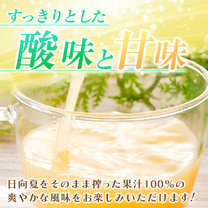 【ふるさと納税】果汁100％ 日向夏 ジュース 紙パック 125ml 12本 24本 ソフトドリンク 飲料 果物 フルーツ くだもの 国産 食品 果汁飲料 柑橘 おやつ おすすめ お取り寄せ グルメ お土産 ご家庭用 ギフト プレゼント 贈り物 贈答品 お返し ご褒美 宮崎県 日南市 送料無料