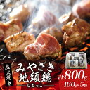 【ふるさと納税】みやざき地頭鶏 炭火焼き 計800g 鶏肉 