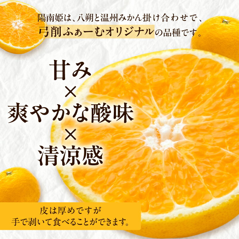 【ふるさと納税】先行予約 訳あり オリジナル ブランド 陽南姫 計3.8kg以上 傷み補償分付き 令和8年発送 期間限定 数量限定 フルーツ 果物 くだもの 柑橘 みかん 訳アリ 家庭用 不揃い 傷 規格外 国産 食品 デザート ジュース おやつ 希少 おすすめ 宮崎県 日南市 送料無料