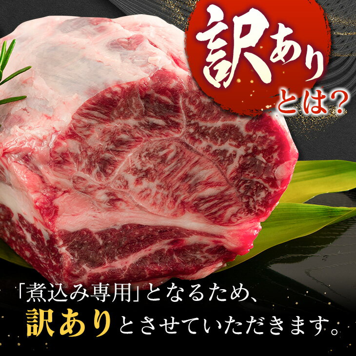 【ふるさと納税】訳あり 数量限定 宮崎牛 スネ肉 ブロック 計800g 牛肉 ビーフ 黒毛和牛 ブランド牛 4等級以上 煮込み用 カレー シチュー ポトフ 食品 おかず ディナー 高級 贅沢 ご褒美 お祝 記念日 イベント おもてなし お取り寄せ グルメ 冷凍 宮崎県 日南市 送料無料