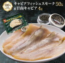【ふるさと納税】キャビアフィッシュ スモーク 50g 日南 キャビア 4g 黄金 セット 燻製 加工品 魚介 魚貝 魚卵 海産物 食品 国産 世界三大珍味 黒い...