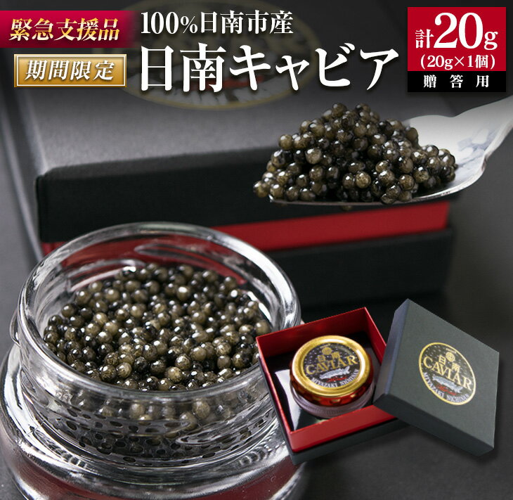 【ふるさと納税】緊急支援品≪期間限定≫日南CAVIAR「キャビア」計20g　魚　魚介　国産のサムネイル