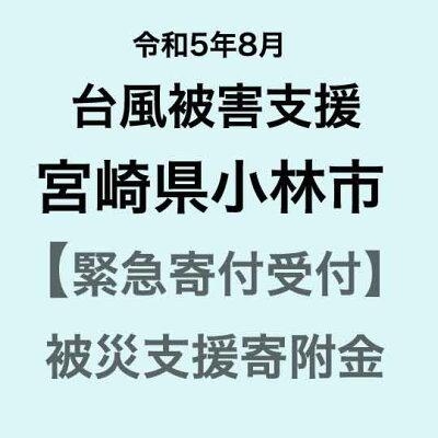 楽天ふるさと納税　【ふるさと納税】【令和5年8月台風災害支援緊急寄附受付】宮崎県小林市災害応援寄附金（返礼品はありません）