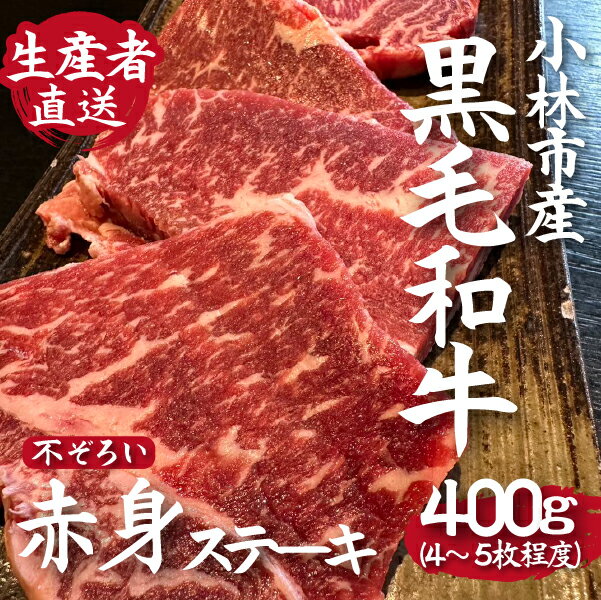 【ふるさと納税】【C176・訳あり 特別提供品】黒毛和牛レストランの赤身不揃いサーロインステーキ　4～5枚程度（国産 牛肉 黒毛和牛 宮崎県産 赤身 ステーキ 不揃い ご家庭用 特別提供 産地直送）