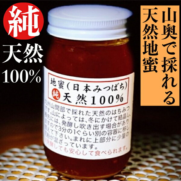 [山奥で採れる天然地蜜]天然100%純粋蜂蜜 300g