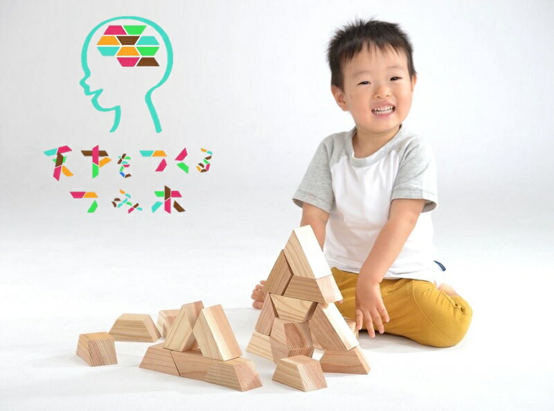 【ふるさと納税】 つみき 天才をつくる 積み木 てんつみ (72個入・スツール型木箱)[300-06] おもちゃ 玩具 知育玩具 木