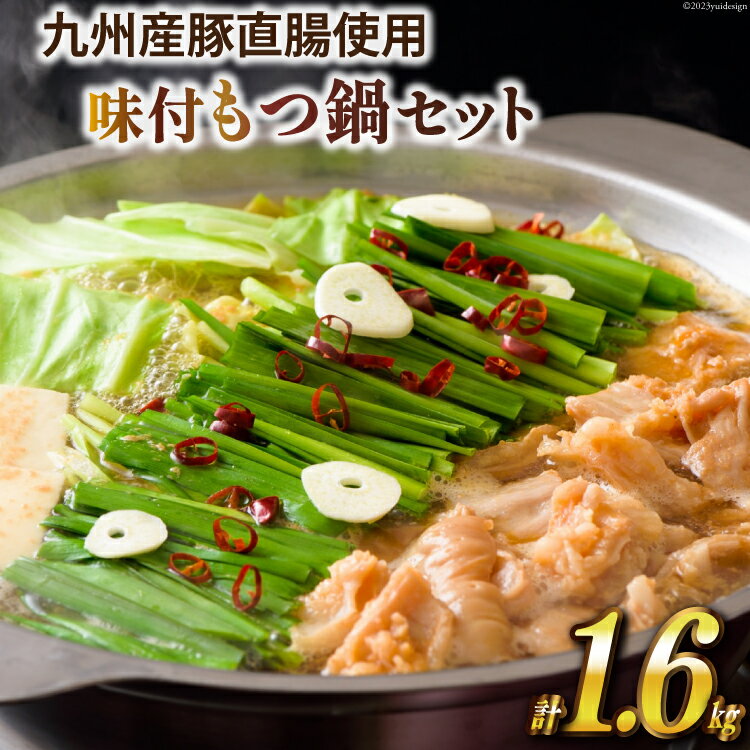 2位! 口コミ数「5件」評価「4.4」 もつ鍋 九州産 豚もつ鍋 400g×4袋 1.6kg [甲斐精肉店 宮崎県 日向市 452060116] ホルモン 鍋 具材 肉 もつなべ･･･ 