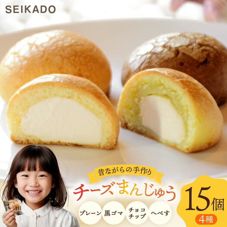 【ふるさと納税】 レビューキャンペーン SEIKADOがお届けするオリジナル4種のチーズまんじゅうセット [Sweets cafe SEIKADO 宮崎県 日向市 452060813] 菓子 お菓子 スイーツ 饅頭(4)