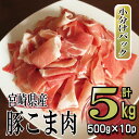 25位! 口コミ数「27件」評価「4.63」【数量限定】宮崎県産豚こま 計5kg(500g×10パック) 便利な個包装 【KU231】